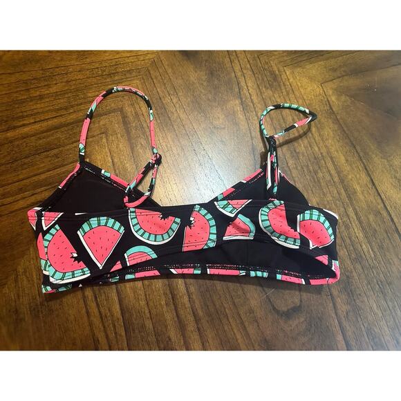 L.A Hearts Women’s Swimwear Medium Watermelon Top Pullover Bathing Suit - Picture 2 of 3